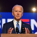 Democratic presidential nominee Joe Biden delivers remarks at the Chase Center in Wilmington, Delaware, on November 6, 2020. - Three days after the US election in which there was a record turnout of 160 million voters, a winner had yet to be declared.