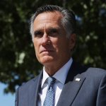 Sen. Mitt Romney (R-UT) leaves a meeting of GOP senators at the National Republican Senatorial Committee offices September 22, 2020 in Washington, DC.