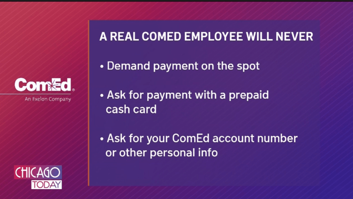 ComEd Warns Customers About Scammers, How to Avoid and Identify Them ...