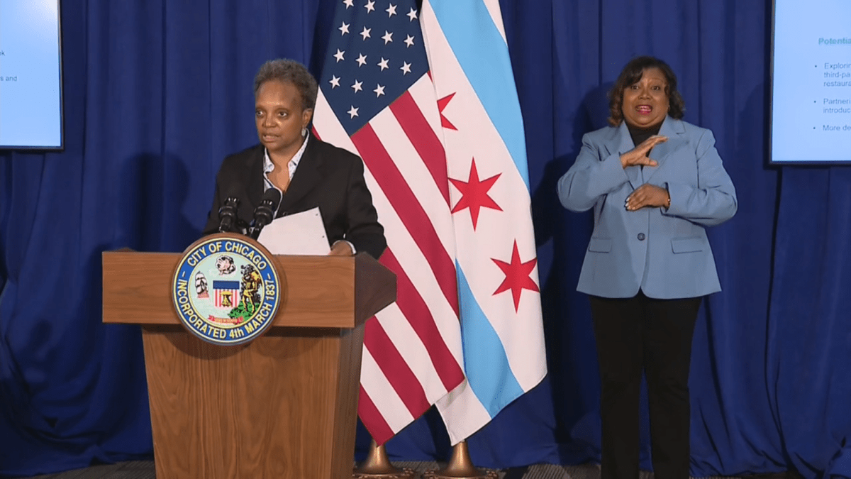 Watch Live: Chicago's Mayor, Top Health Official to Give Update on Coronavirus Response - NBC Chicago