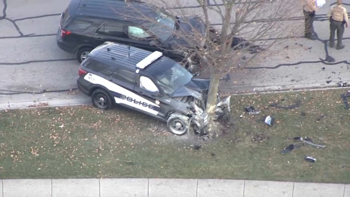 3 Police Officers Injured After Chase Spanning Several Suburbs Ends in