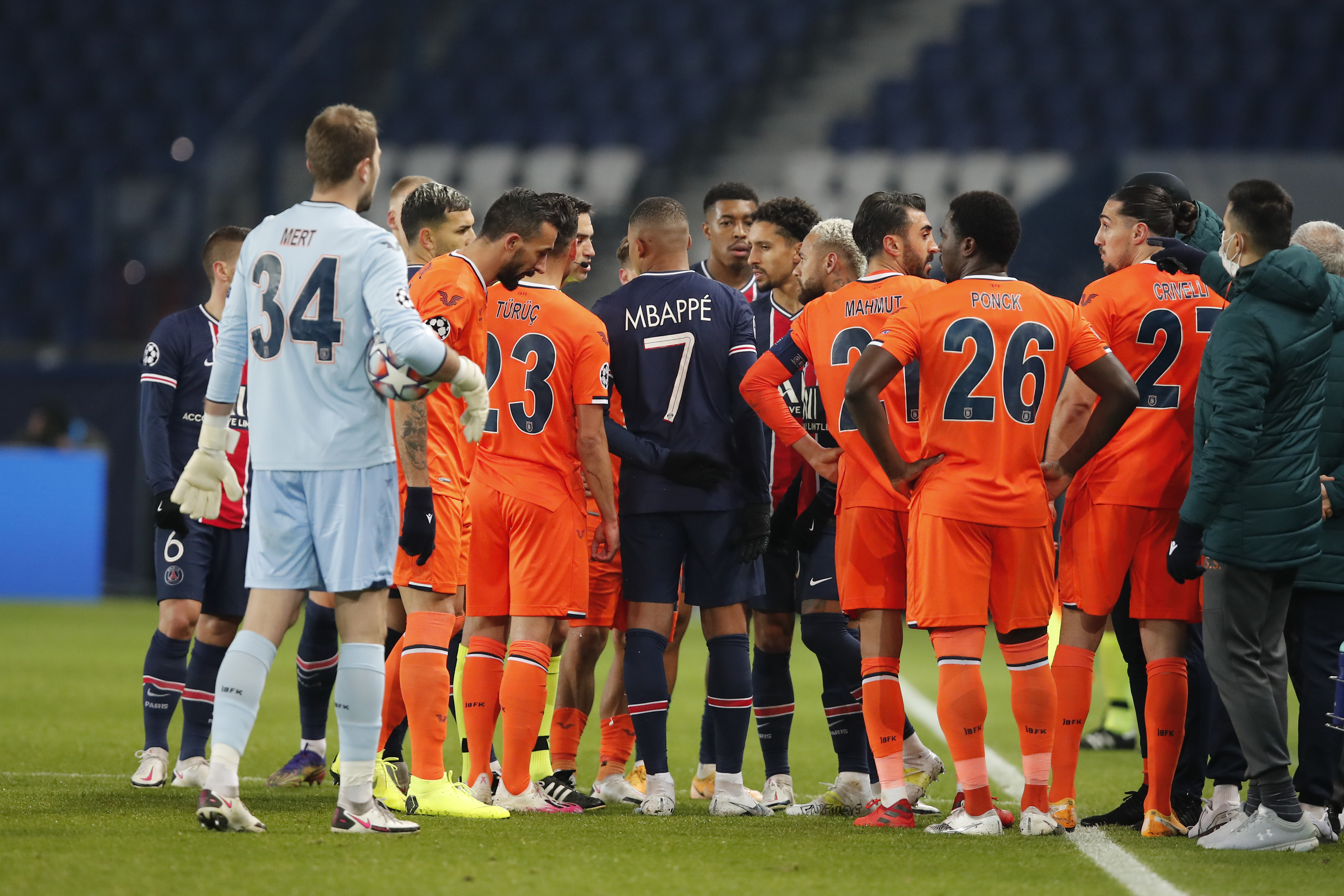 Soccer Players Walk Out of Match in Paris After Referee Accused of ...