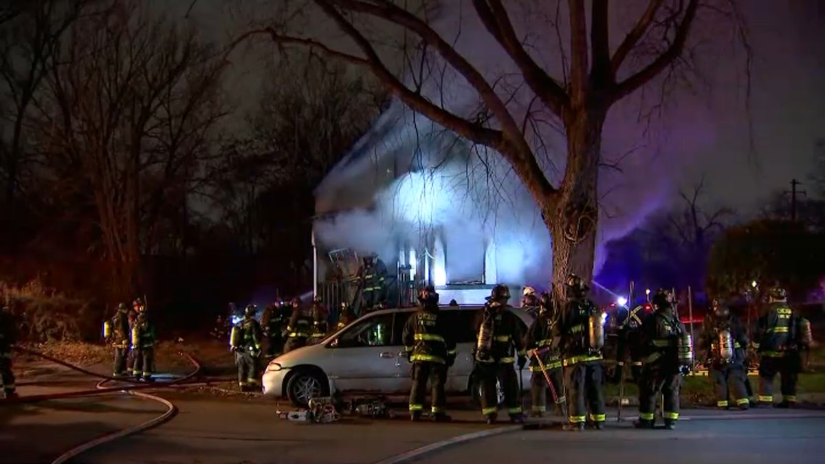 Chicago Firefighters Rescue 3 From Englewood House Fire NBC Chicago
