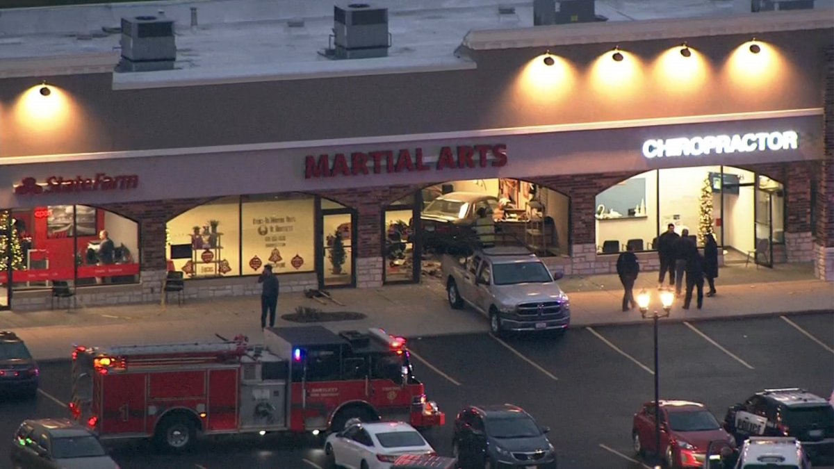 Car Crashes Into Martial Arts Studio in Suburban Bartlett NBC Chicago