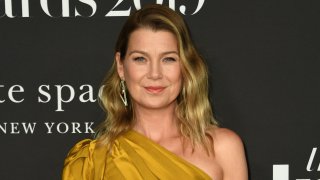 Ellen Pompeo on the red carpet for the "InStyle Awards" at the Getty Center in Los Angeles.