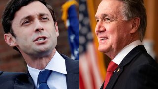 Jon Ossoff and David Perdue, candidates for U.S. Senate in Georgia.