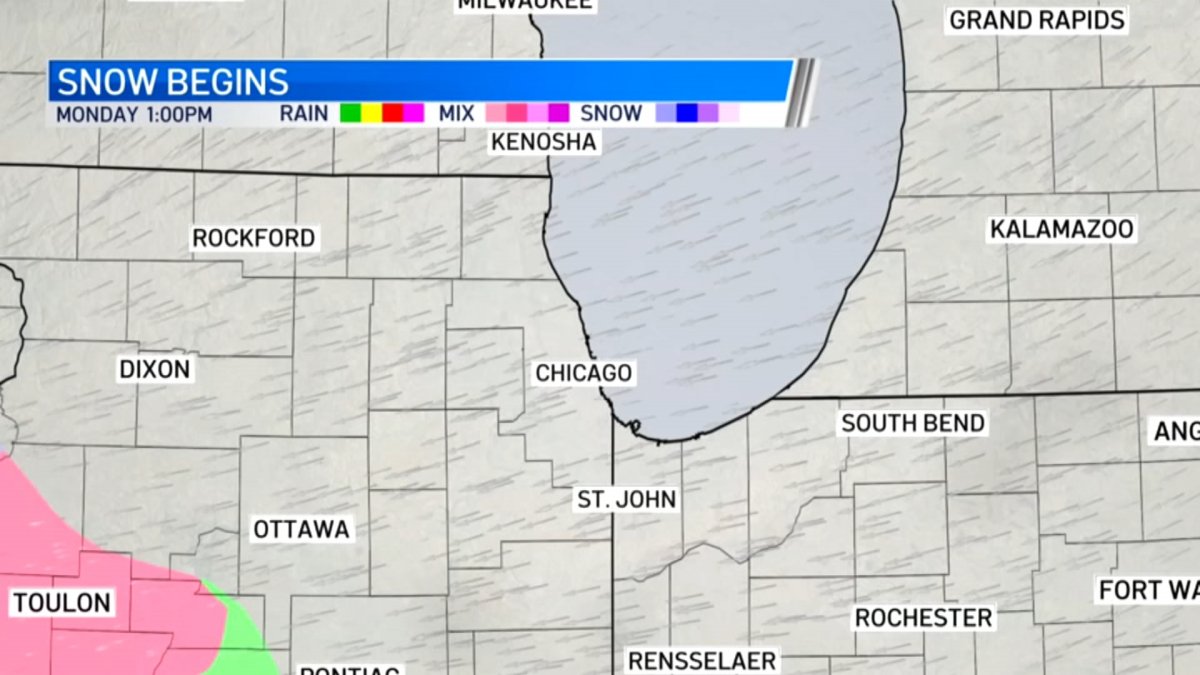 Winter Storm Timeline – NBC Chicago