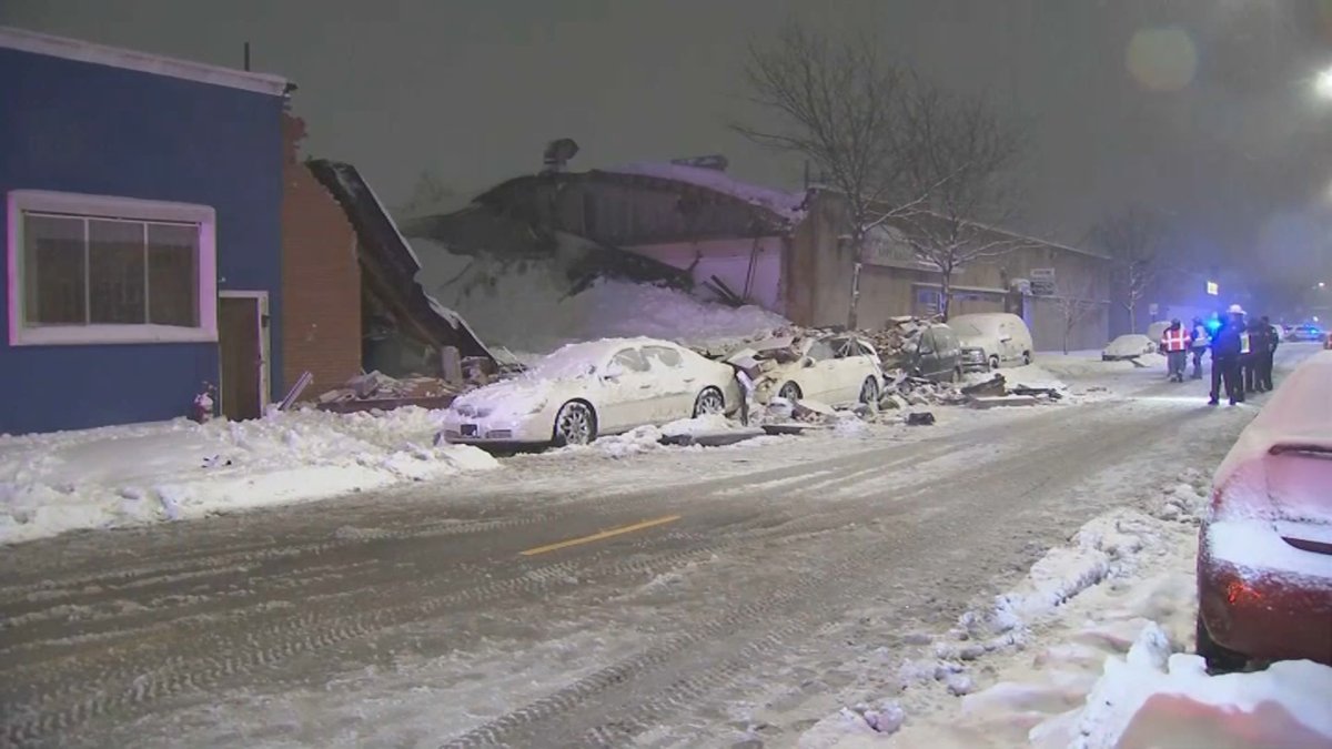 Heavy Snow Caused Building Collapse on Chicago’s Far South Side ...
