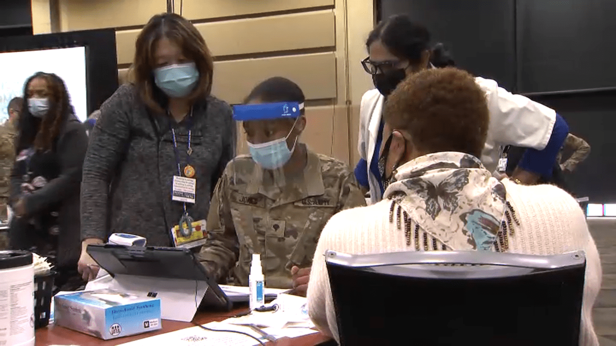 These are the 7 mass vaccination sites of the National Guard open in Cook County – NBC Chicago
