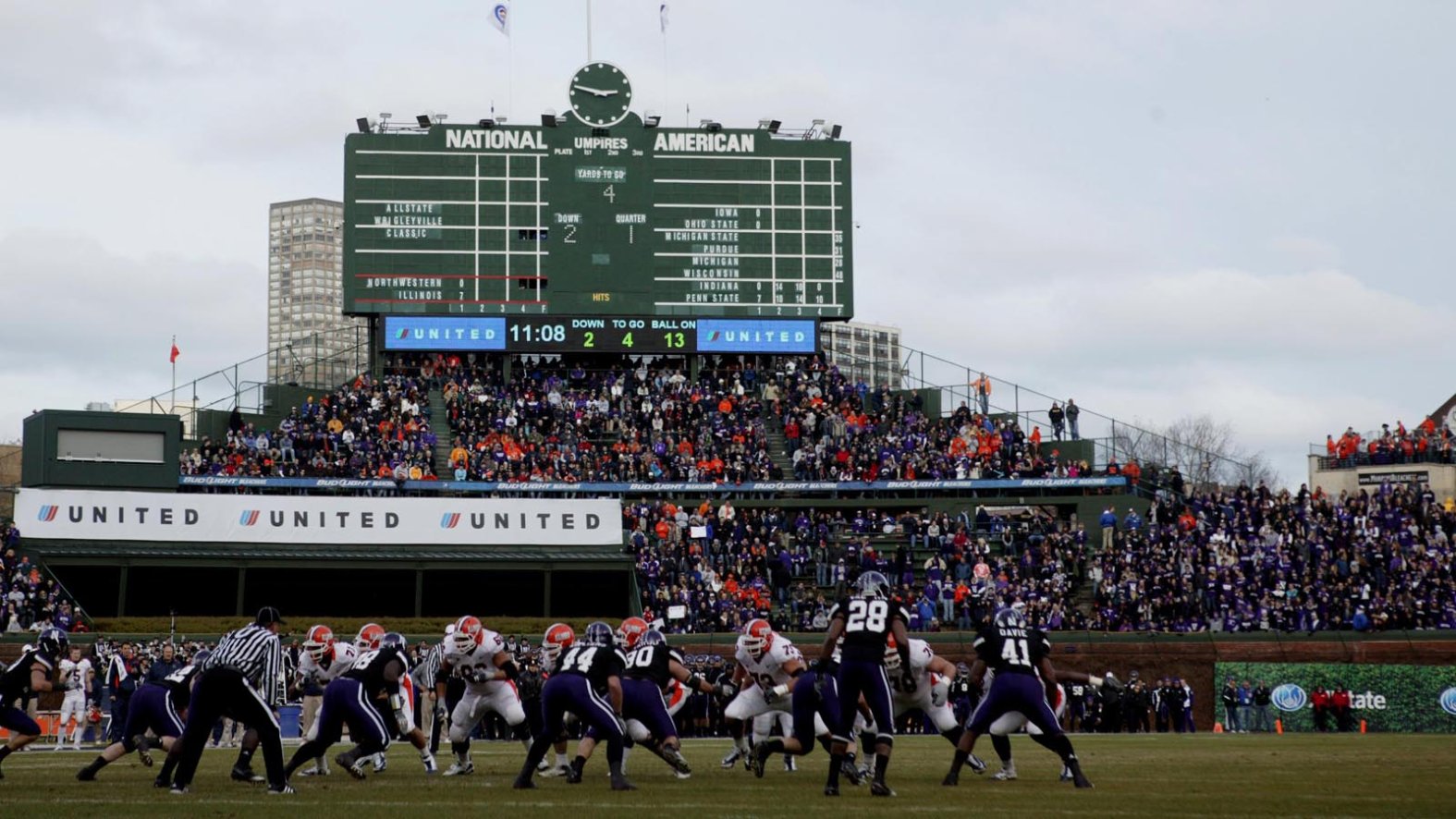 Northwestern, Purdue on Cubs Turf Wrigley Field Game Set for Fall 2021
