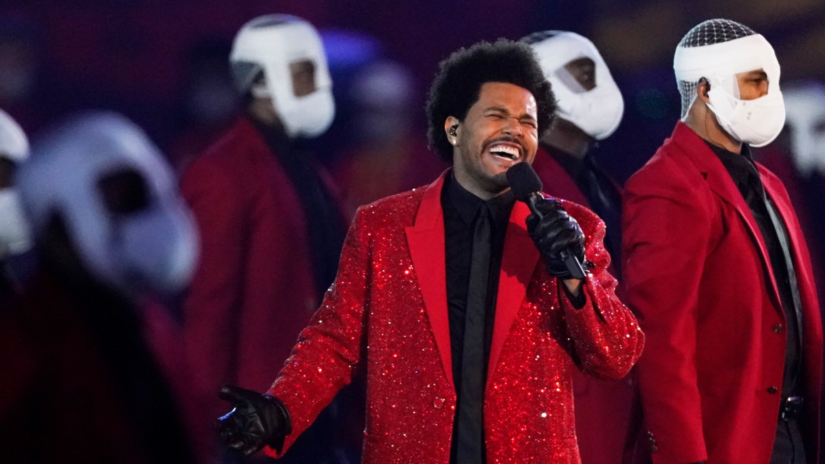 Weekend Illuminates Super Bowl Halftime Show with Explosive Performance ...