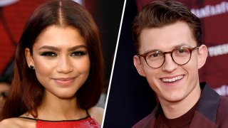 (Left) Zendaya, (Right) Tom Holland.