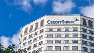 The London headquarters of Credit Suisse.