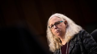 Rachel Levine, nominee for Assistant Secretary in the Department of Health and Human Services, testifies at her confirmation hearing before the Senate Health, Education, Labor, and Pensions Committee February 25, 2021 on Capitol Hill in Washington D.C.