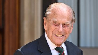 Prince Philip, Duke of Edinburgh during the transfer of the Colonel-in-Chief of The Rifles at Windsor Castle on July 22, 2020 in Windsor, England.