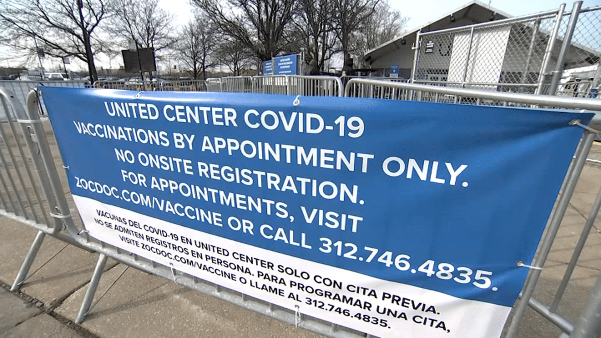 United Center COVID Vaccine Site Will Be Open to All Illinois Residents  Eligible in Phase 1B – NBC Chicago