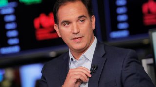 Jose Cil, CEO of Restaurant Brands International, speaks during an interview with CNBC on the floor at the New York Stock Exchange, November 6, 2019.