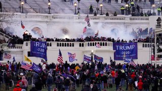 In this Wednesday, Jan. 6, 2021, file photo, violent rioters storm the Capitol, in Washington. New details from the deadly riot of Jan. 6 are contained in a previously undisclosed document prepared by the Pentagon for internal use that was obtained by the Associated Press and vetted by current and former government officials.