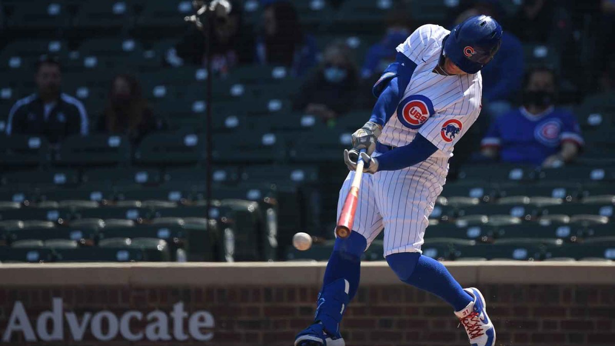 Cubs Ian Happ Gifted Joc Pederson Waffle Maker For 1st Home Run Nbc Chicago