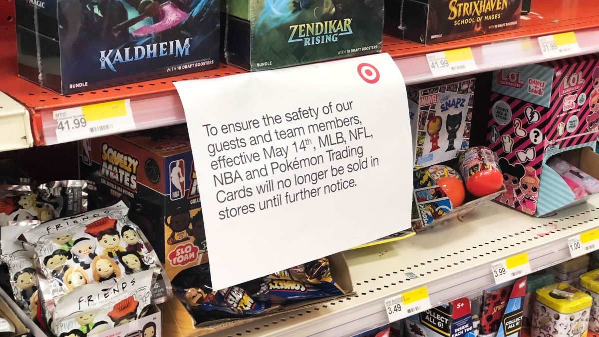 Target Suspends In-Store Sales of Sports Cards, Cites Safety  NBC Chicago