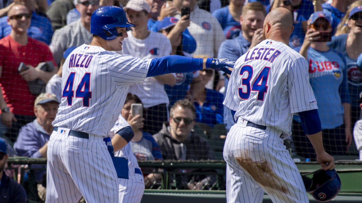 Cubs' Anthony Rizzo Explains Funny Jon Lester Groundout Moment – NBC Chicago