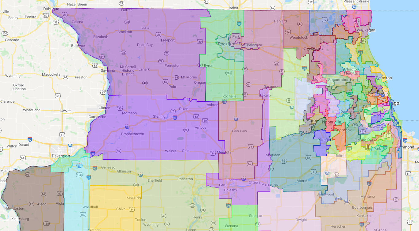 Illinois Lawmakers Hold Hearing on New Maps Proposed in Redistricting 