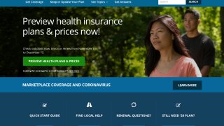 This image provided by U.S. Centers for Medicare & Medicaid Service shows the website for HealthCare.gov.