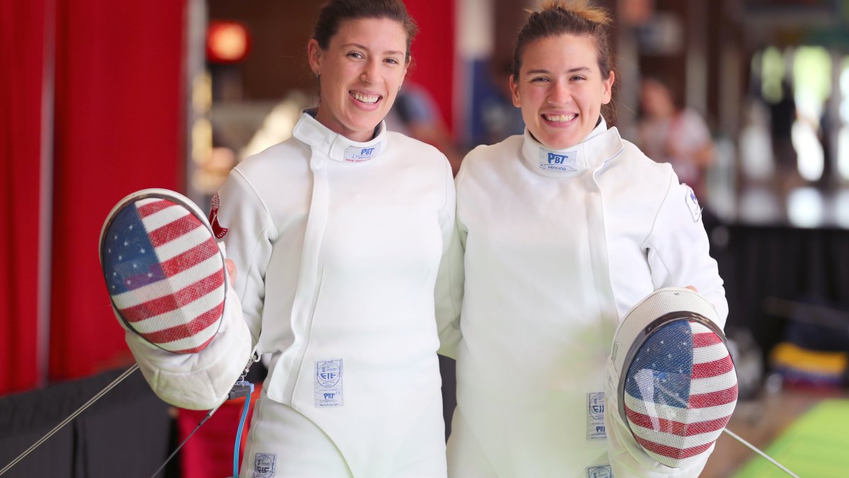 Tokyo Games Fencing Sisters Vie for Some of the First Olympic Medals