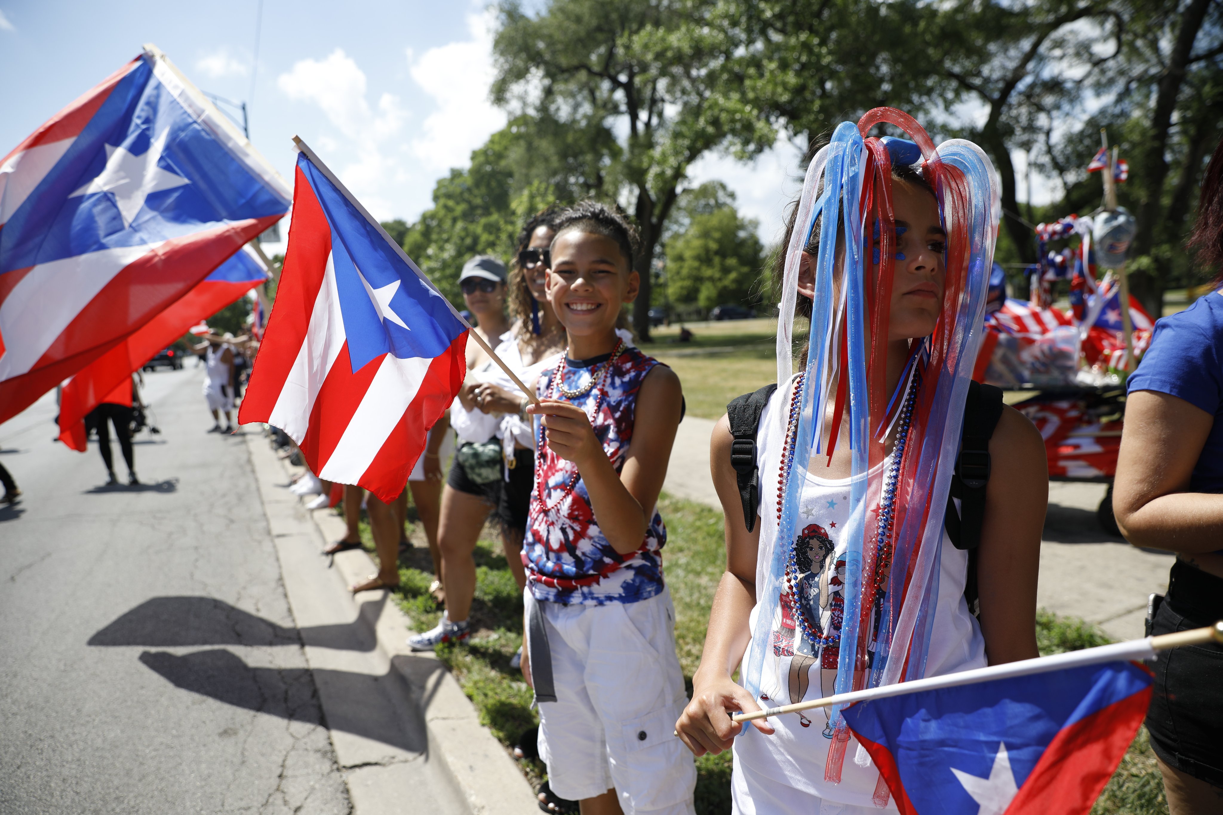 Puerto rican store parade