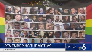 A filed photo from the site of the Pulse nightclub in 2019