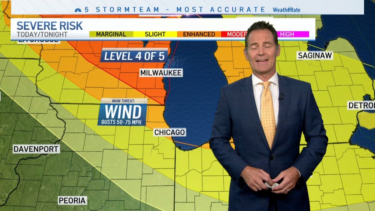 Wednesday Forecast Severe Weather Possible Near Chicago NBC Chicago Wednesday Forecast Severe Weather Possible Near Chicago NBC Chicago