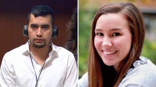 En la foto, Cristhian Bahena Rivera, de 27 años (izquierda); Mollie Tibbetts (derecha), tenía 20 años cuando fue asesinada.