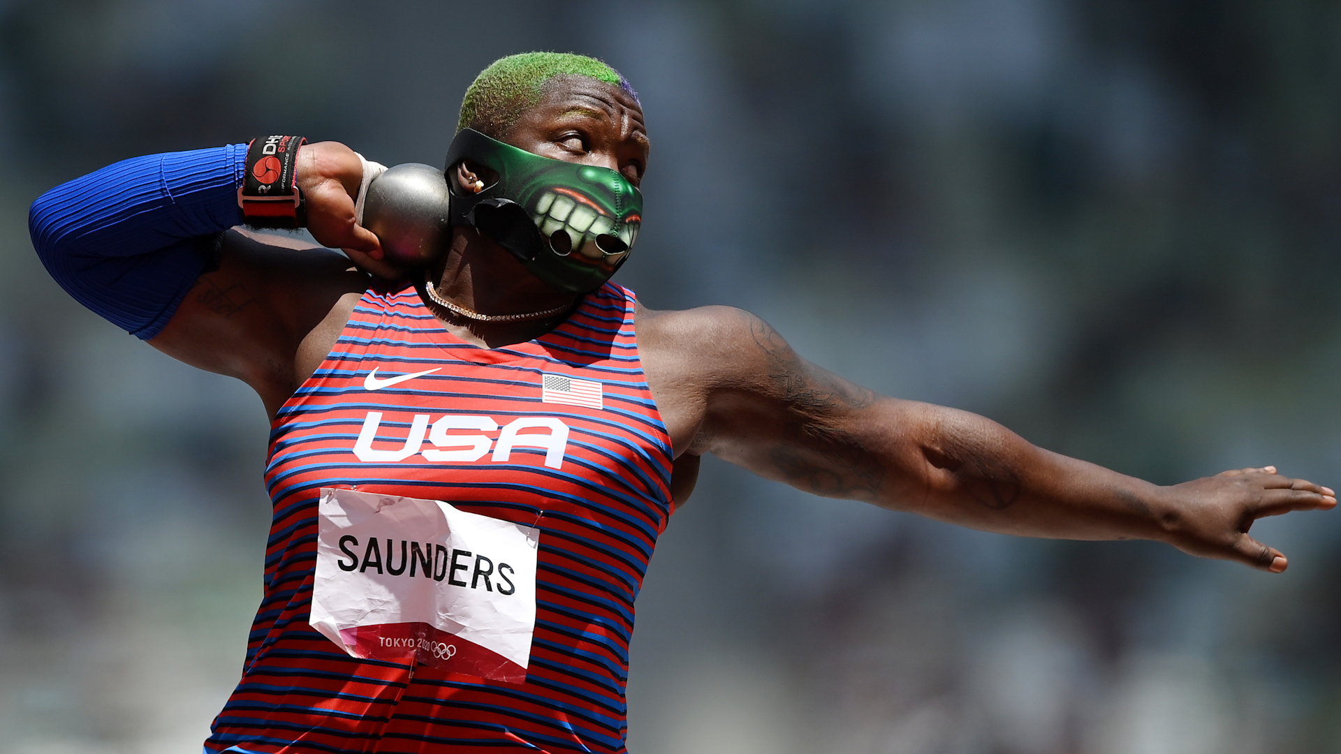 Team USA's Raven Saunders Takes Silver in Women's Shot Put, China's Gong  Lijiao Takes Gold