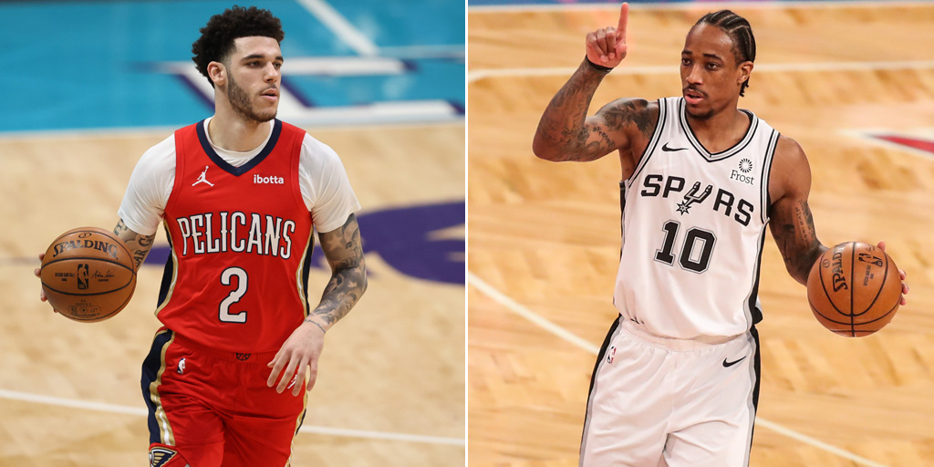Bulls Announce Jersey Numbers for DeMar DeRozan, Lonzo Ball, More