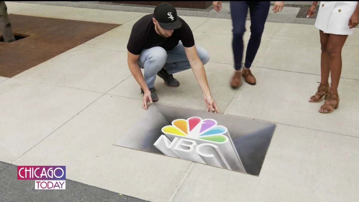 Enjoy Immersive 3D Chalk Arts In Rogers Park NBC Chicago