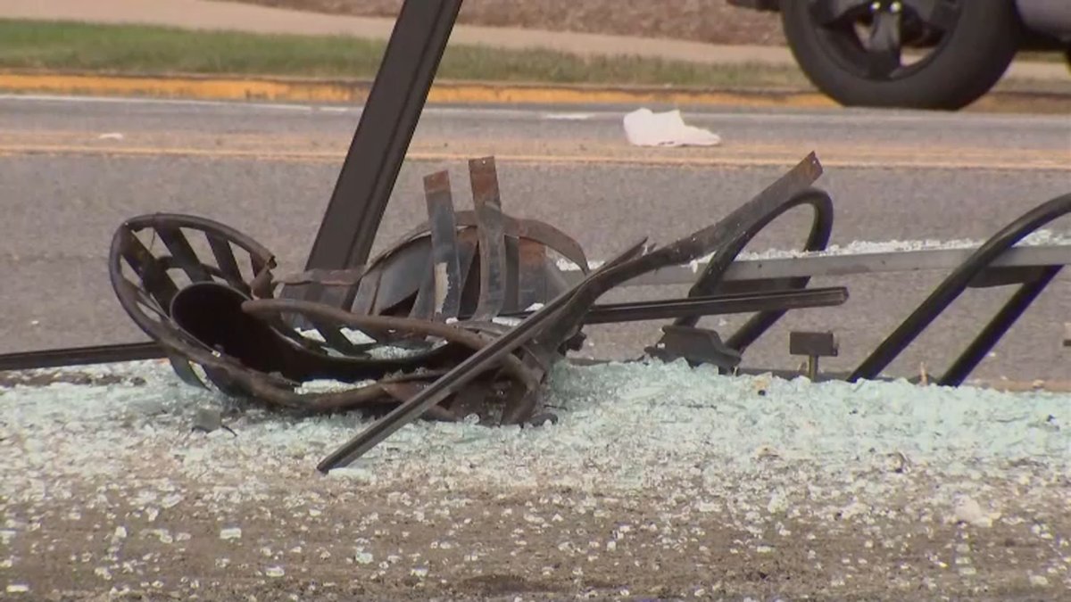 1 Dead, 2 Injured After Vehicle Crashes Into Bus Stop in Calumet City
