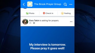 a simulation of Facebook's prayer request feature