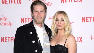 Karl Cook and actress Kaley Cuoco