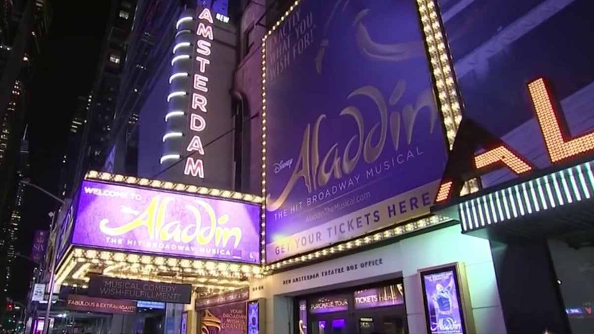 A Day After Reopening, ‘Aladdin’ on Broadway Halted by COVID