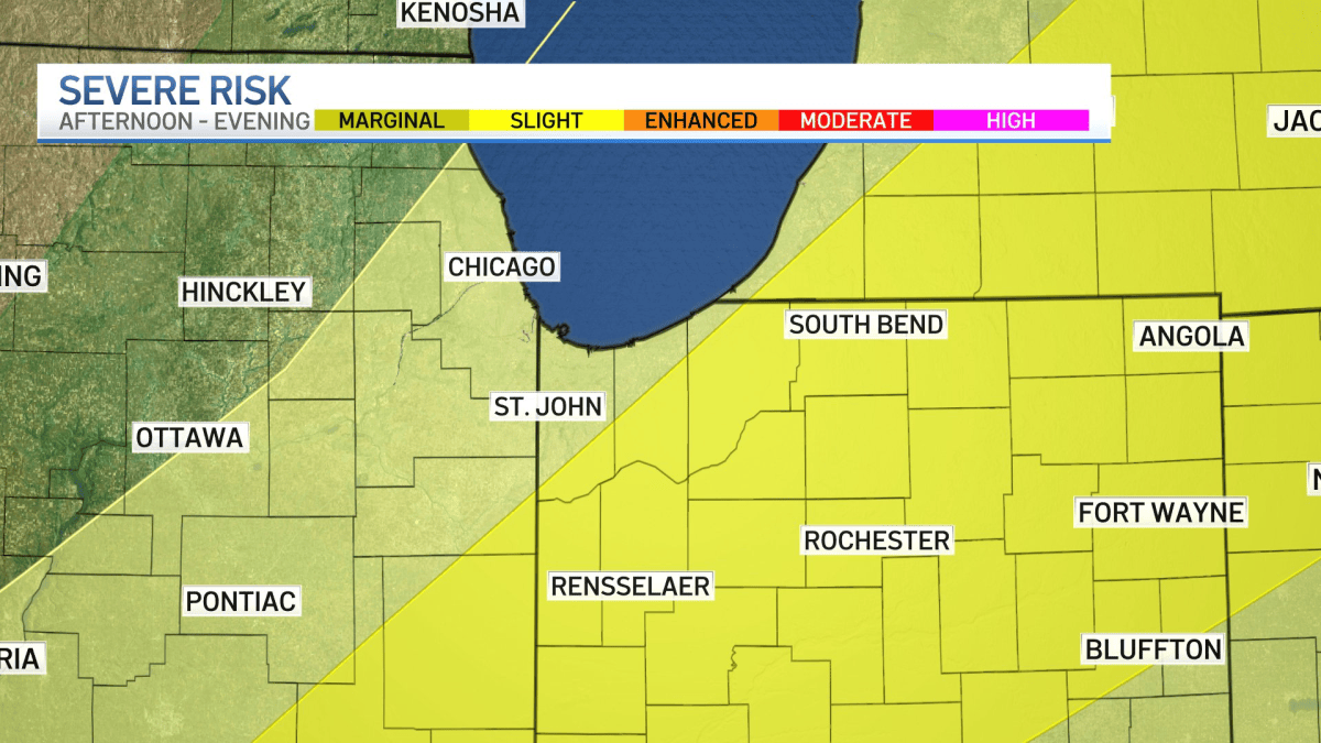 Damaging Winds, Hail, Heavy Rain: Severe Weather Possible in Chicago ...