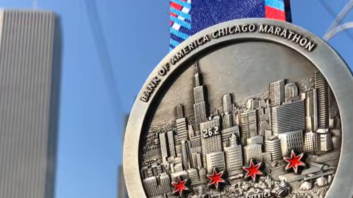 Chicago Marathon Reveals 2021 Medal for Finishers NBC Chicago
