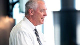 Iowa athletic director Gary Barta speaks during a news conference announcing a NCAA college women’s wrestling program for the Iowa Hawkeyes, Thursday, Sept. 23, 2021, at Carver-Hawkeye Arena in Iowa City, Iowa.
210923 Iowa Womens Wr 005 Jpg