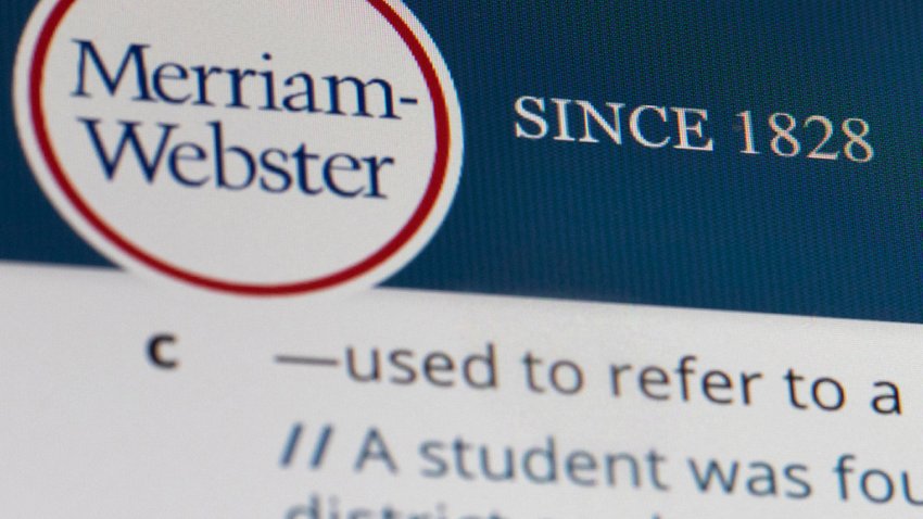 Merriam-Webster.com is displayed on a computer screen