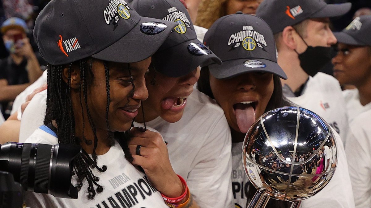 Candace Parker Celebrated the Sky’s Historic Win With Her Favorite Take