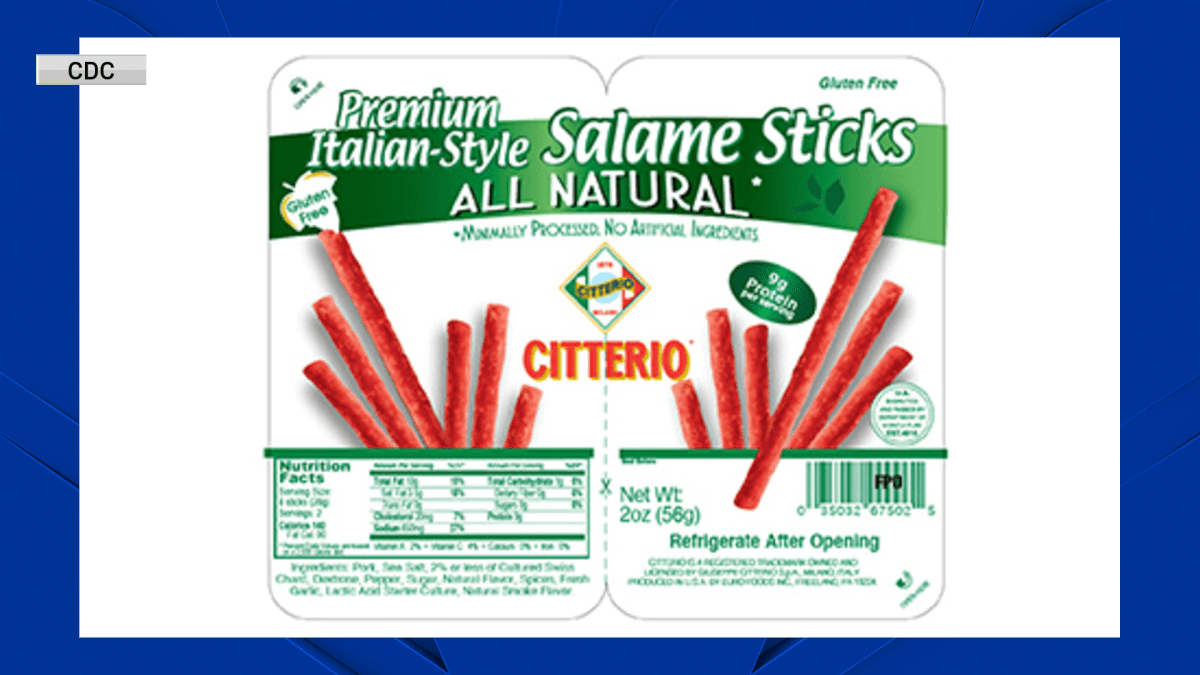 Illinois Included in 8State Salmonella Outbreak Tied to Salami Sticks