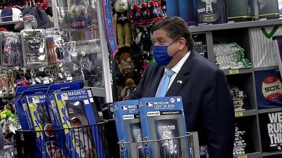 Here's What Gov. Pritzker Bought at a White Sox Souvenir Shop for the  Playoffs – NBC Chicago