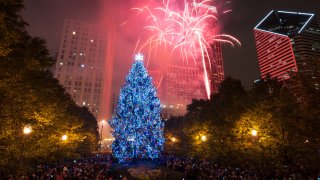 Chicago’s 103rd Christmas Tree Lighting Ceremony in Millennium Park