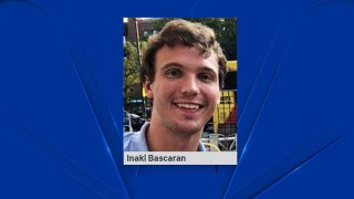 A photo provided by police shows 23-year-old Inaki Bascaran, who was reported missing after visiting a River North bar in Chicago on Oct. 31, 2021.