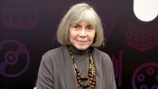 In this photo, author Anne Rice signs books during Entertainment Weekly’s PopFest at The Reef on October 29, 2016 in Los Angeles, California. Rice passed away at the age of 80, on December 11, 2021.