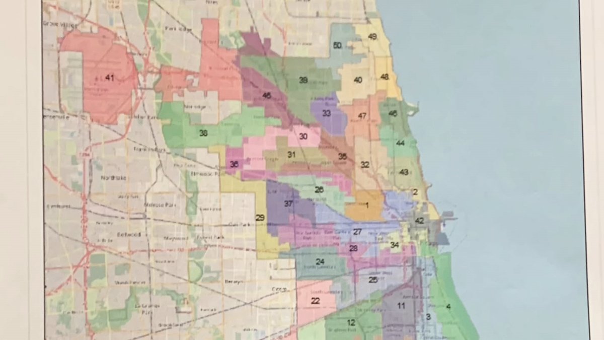 LongAwaited Chicago Ward Map Revealed Wednesday NBC Chicago